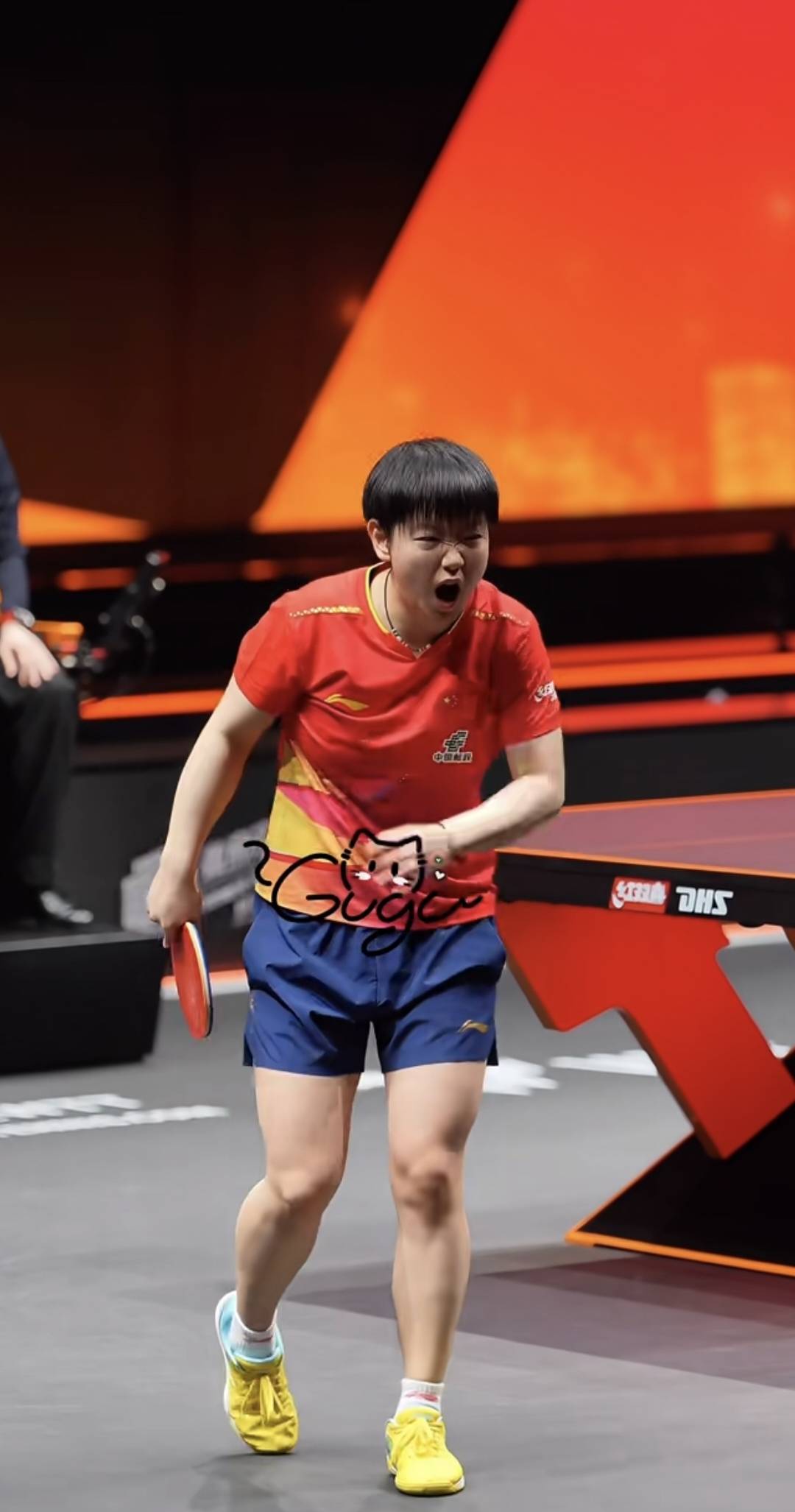 KY Gaming关于孙颖莎怒砍21分Ning在巴塞罗那比赛中夺冠之后，里昂关键时刻伤情更新的信息